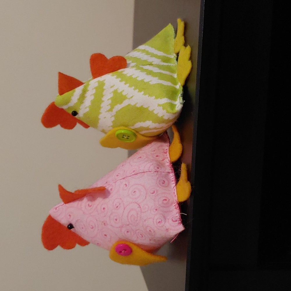 Cute Homemade Plush Chickens